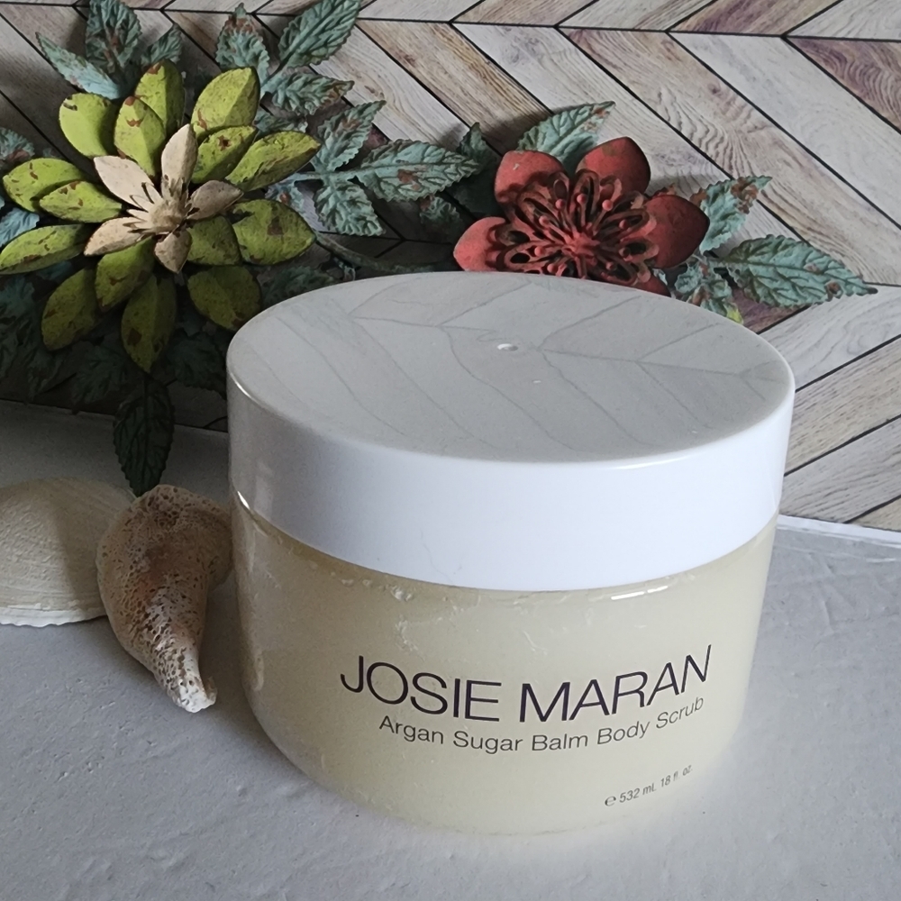 Josie Maran Luxury Size Argan Sugar Balm Body Scrub New Sealed